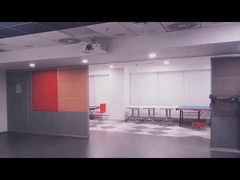 SONO 알루미늄 프레임 매달린 파티션 벽, 열 수 있는 나무 파티션 홀