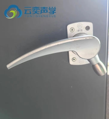 간단한 디자인 맞춤형 유리 창문 회색 항 경화 철 소음 차단 문