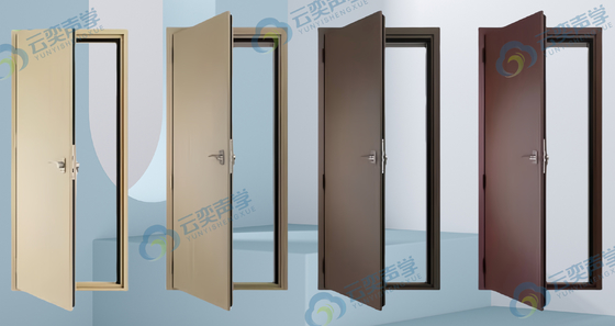 다층 복합 밀도 소리 차단 문 냉 laminated 강철 및 충격 흡수