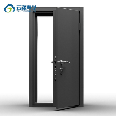 중국 제조사 집 정문 디자인 입구 보안 철 소음 방지 문