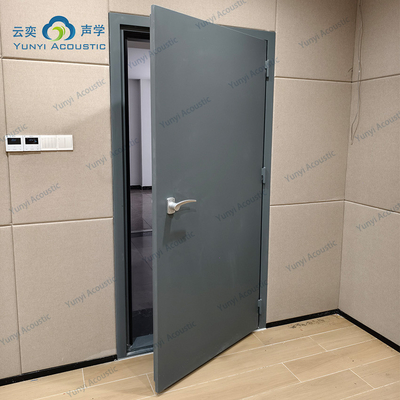 소음 격리용 전체 금속 철제 문 72mm 42 ±3 dB 소음 격리 문