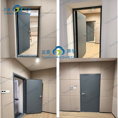 소음 격리용 전체 금속 철제 문 72mm 42 ±3 dB 소음 격리 문