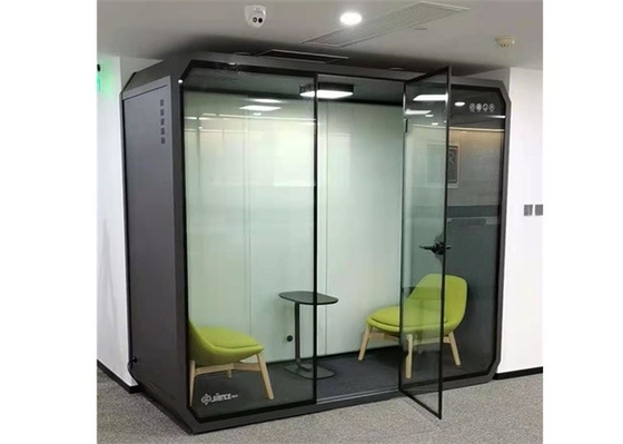 3.06sqm 작업 영역과 정적 개인 사무실 공중전화 박스