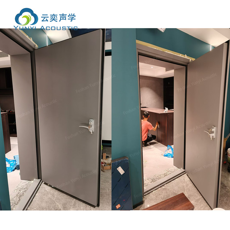 소음 감성 소음 흡수 문 72mm 105kg 소음 격리 문 영화 및 라이브룸
