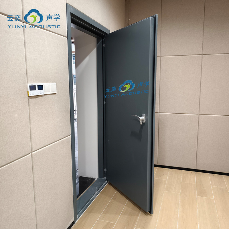소음 격리용 전체 금속 철제 문 72mm 42 ±3 dB 소음 격리 문